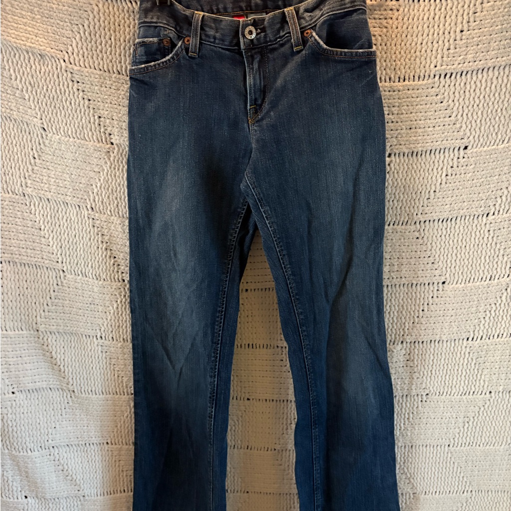 Lucky Brand Womens Straight Leg Denim Jeans In Blue
